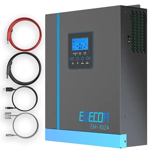 Inverter Ibrido 3 KW 24V Con Regolatore MPPT 80A 450V (max 3 KWp) VMII3000-24P V - Foto 6